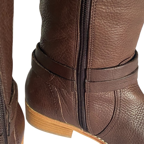 Lands’ End Brown Leather Women’s Riding Boots - Like New - Size 8 - Picture 5 of 9